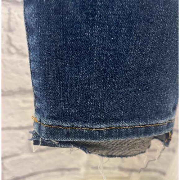 Frame Le Garcon Jeans Staggered Hem Mid Rise Skinny Jean Size 27 - Picture 5 of 9